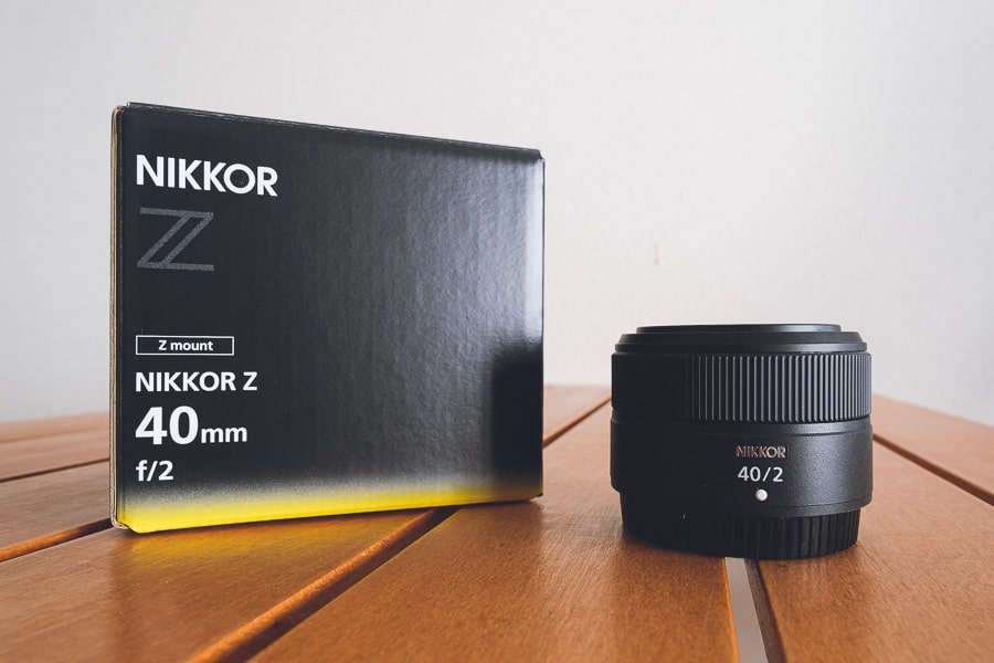 ニコン　NIKKOR Z 40mm f/2　単焦点レンズ